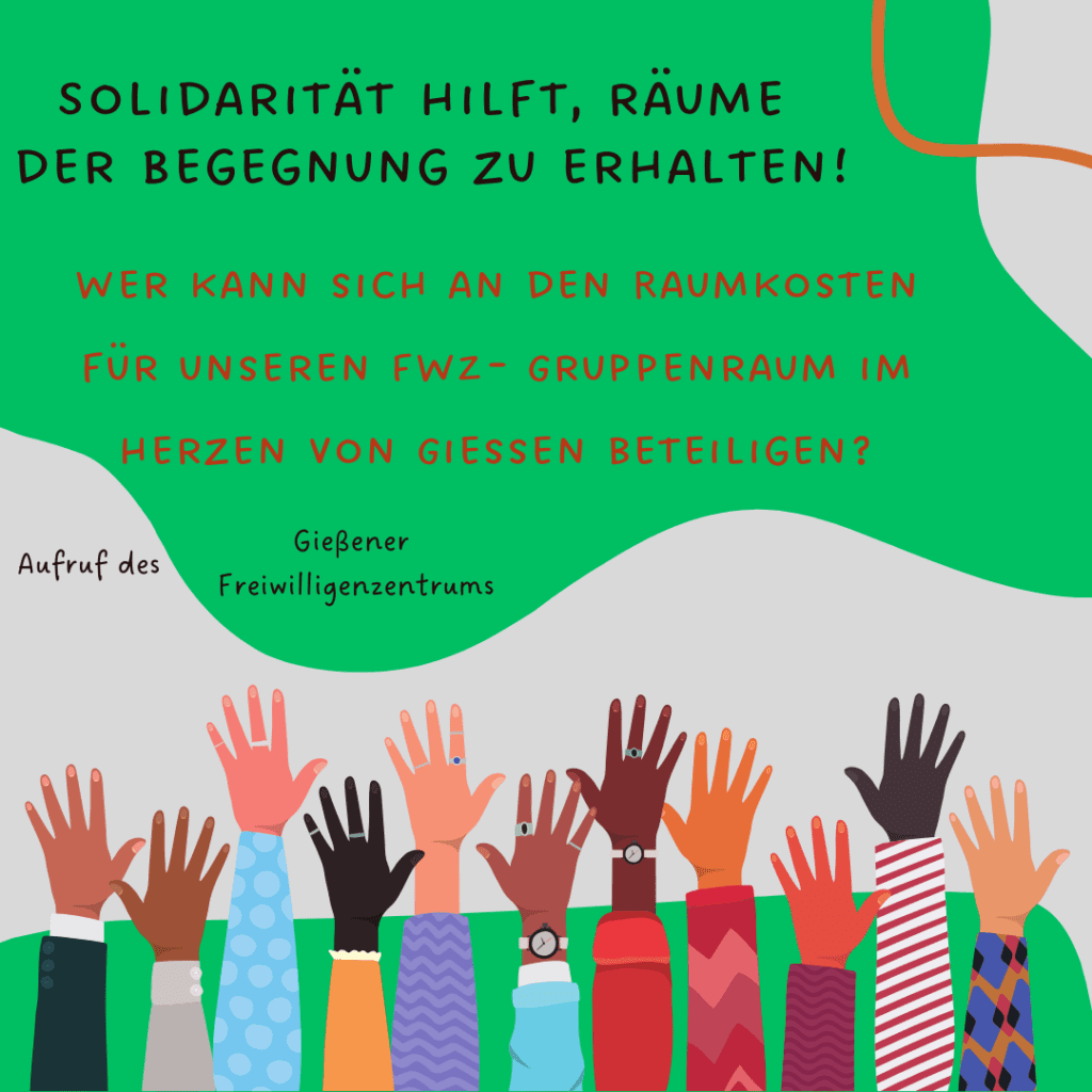 Mehr über den Artikel erfahren Wer kann sich an den Raumkosten für unseren FWZ-Gruppenraum beteiligen?