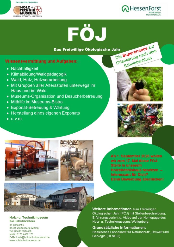 Mehr über den Artikel erfahren Freiwilliges ökologisches Jahr