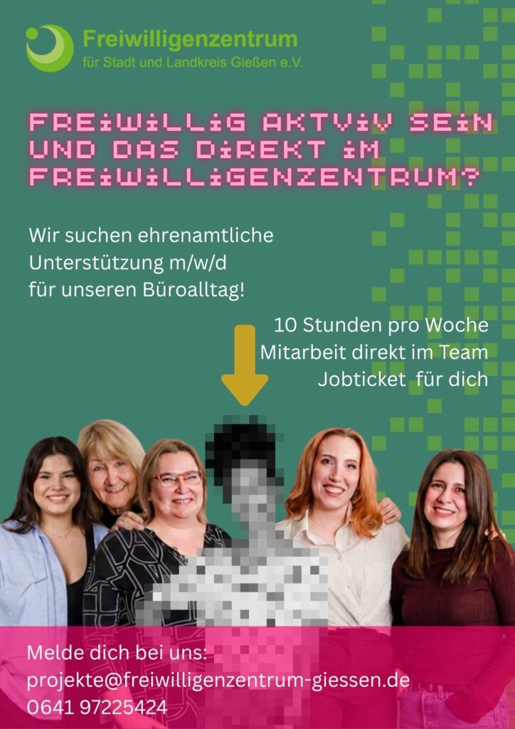 Read more about the article Freiwillig aktiv werden: Büroalltag im Freiwilligenzentrum